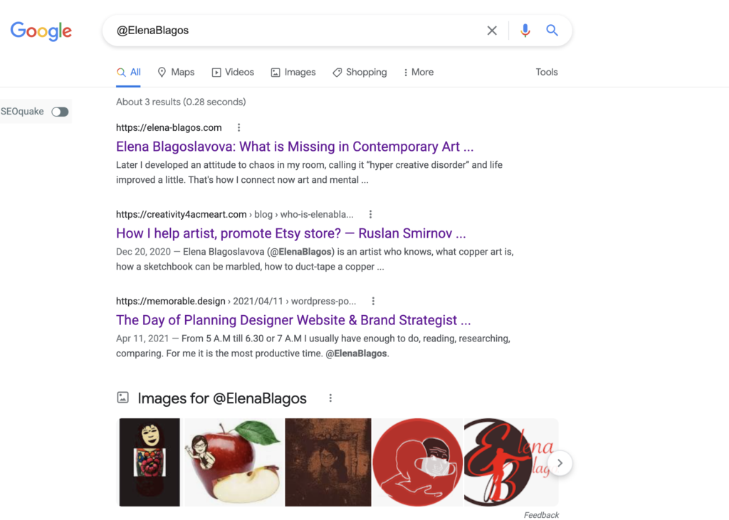 ElenaBlagos search results