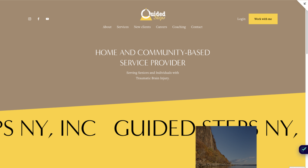 Squarespace blog Guided Steps NY