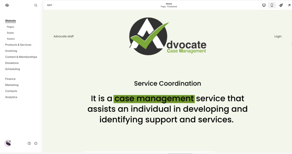 Advocate unforgettable experience