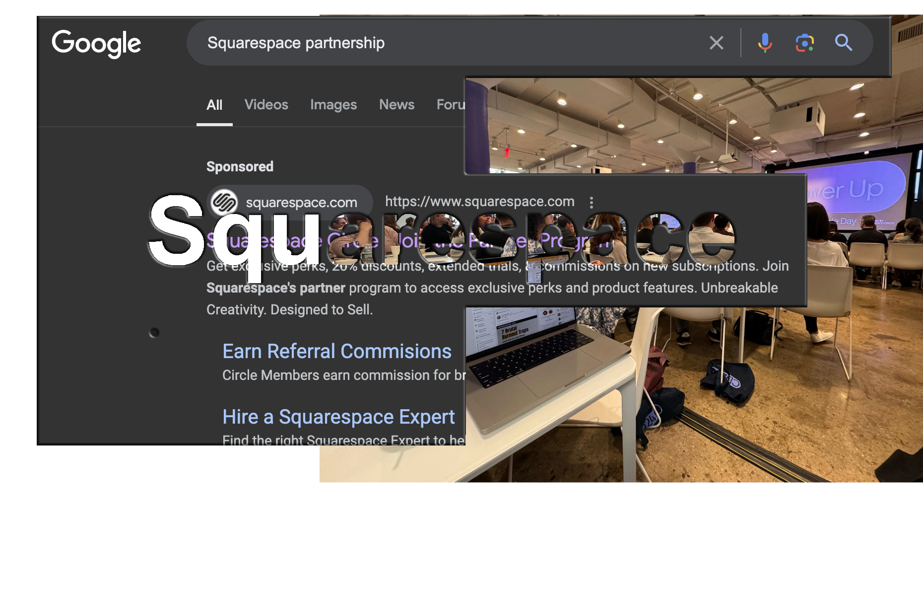 Squarespace partnership