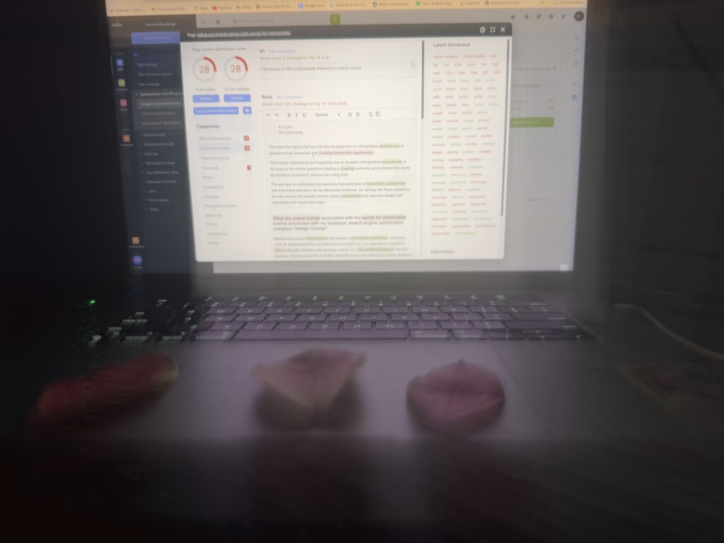 a laptop with a blurry image of a screen