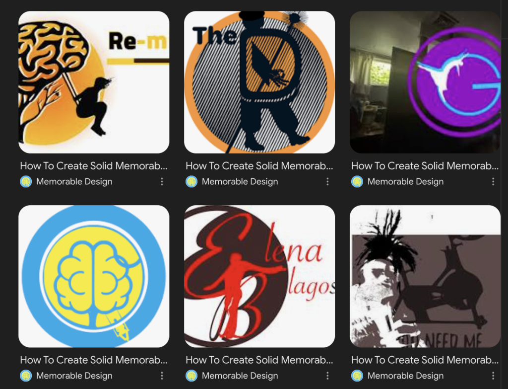 my personal brand examples in search