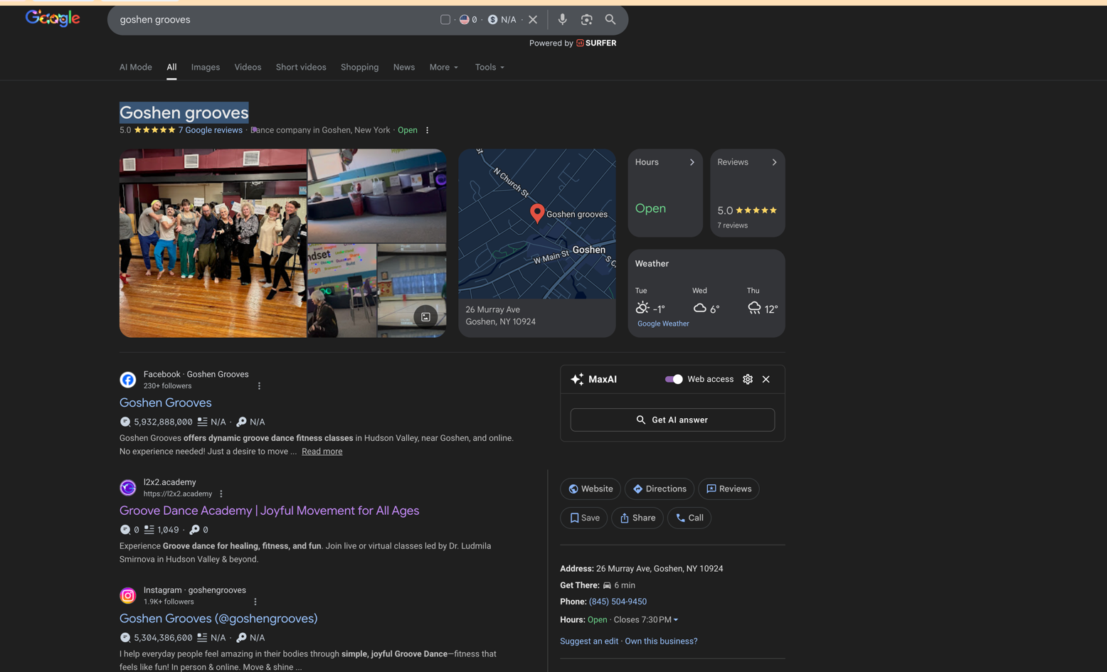 mt Goshen grooves visual identity