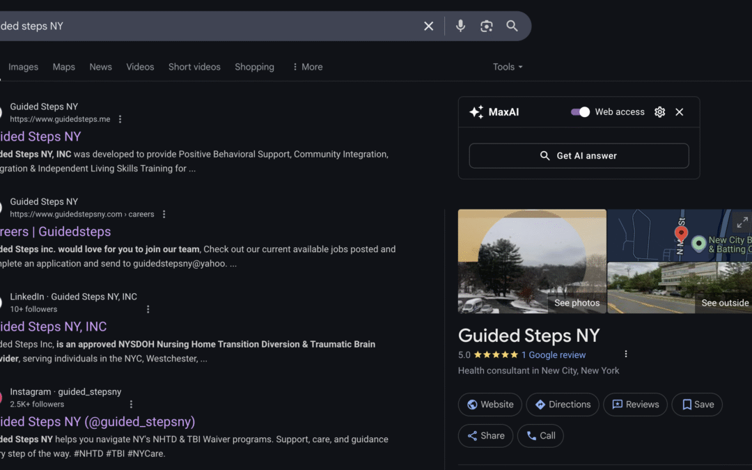 SEO for Guided steps