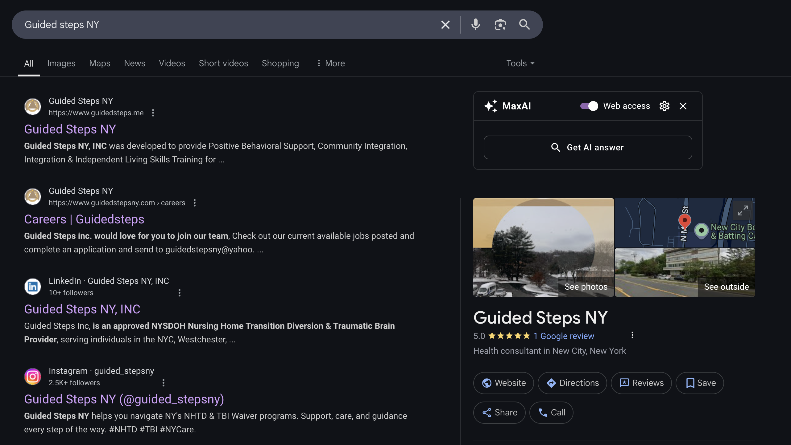 SEO for Guided steps