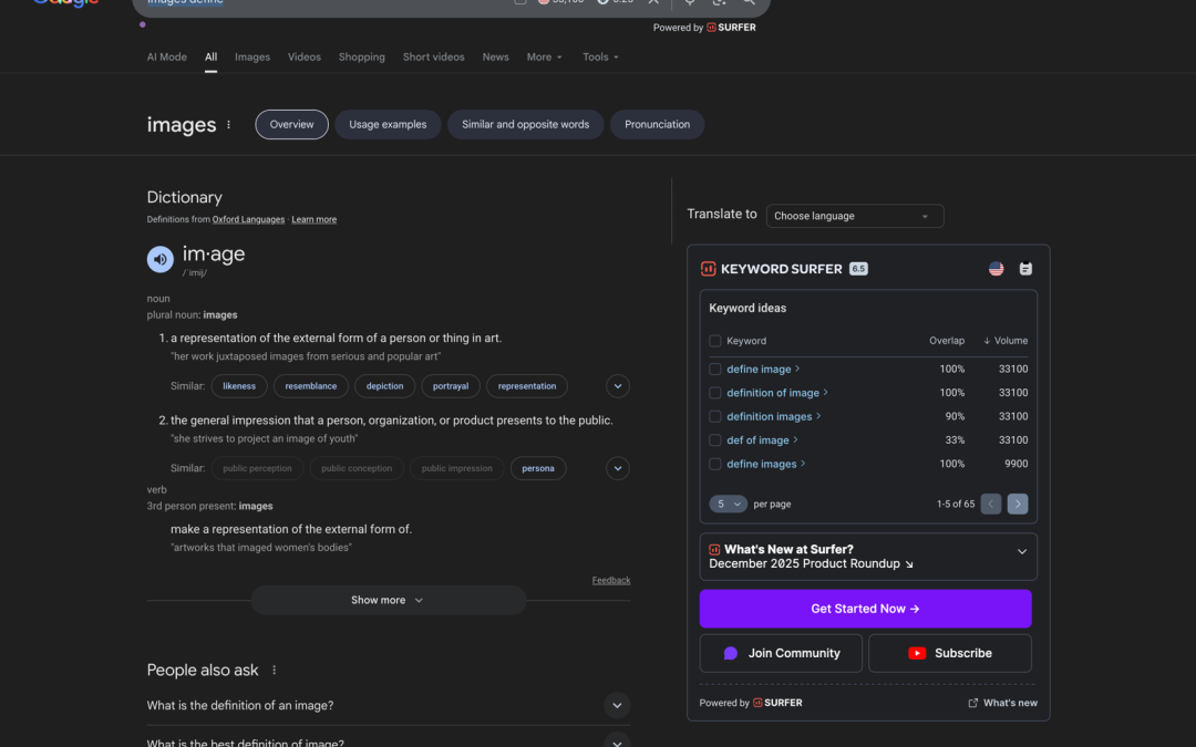 images define in google